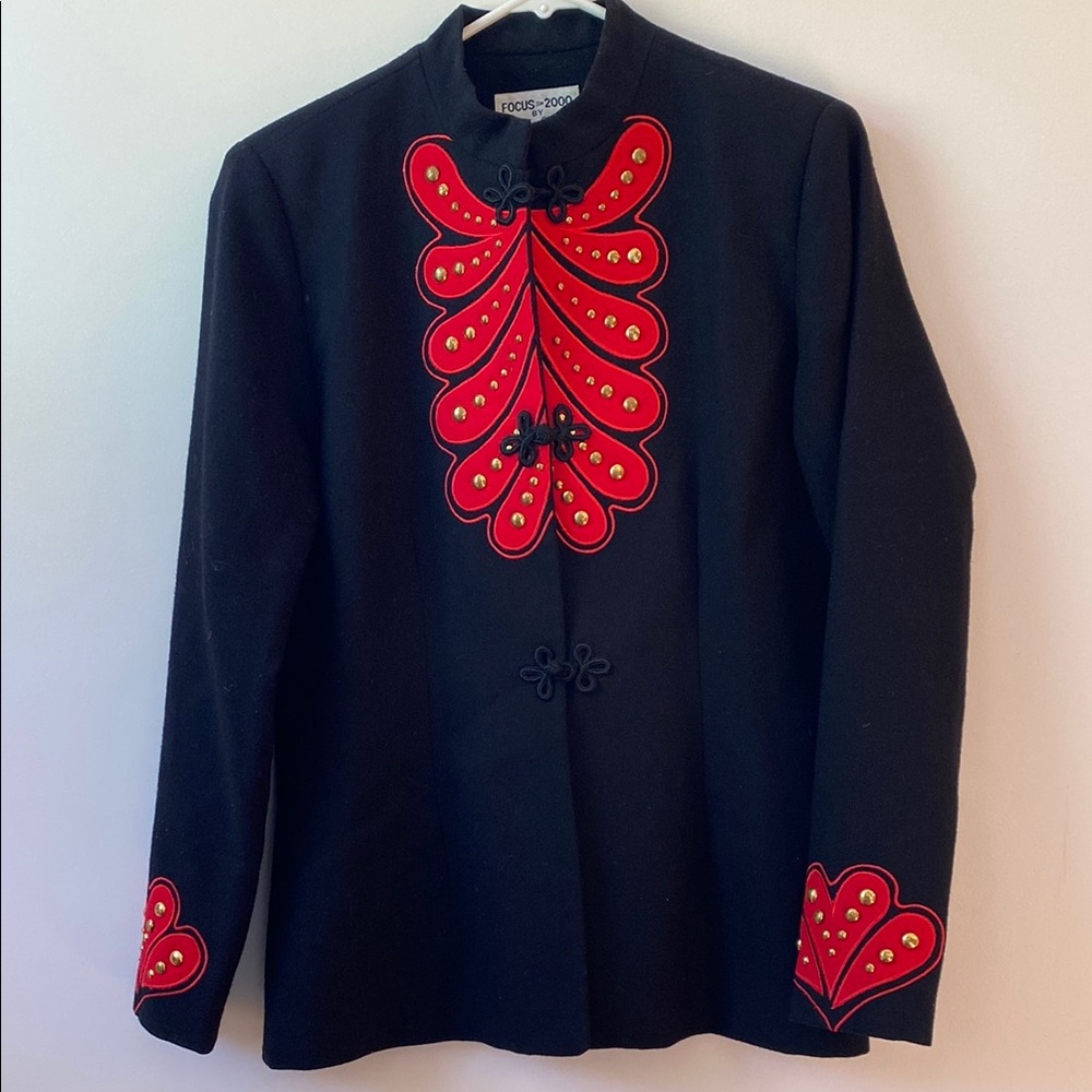 Vintage Focus 2000 Sgt. Pepper style wool
Jacket